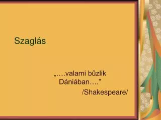 szagl s