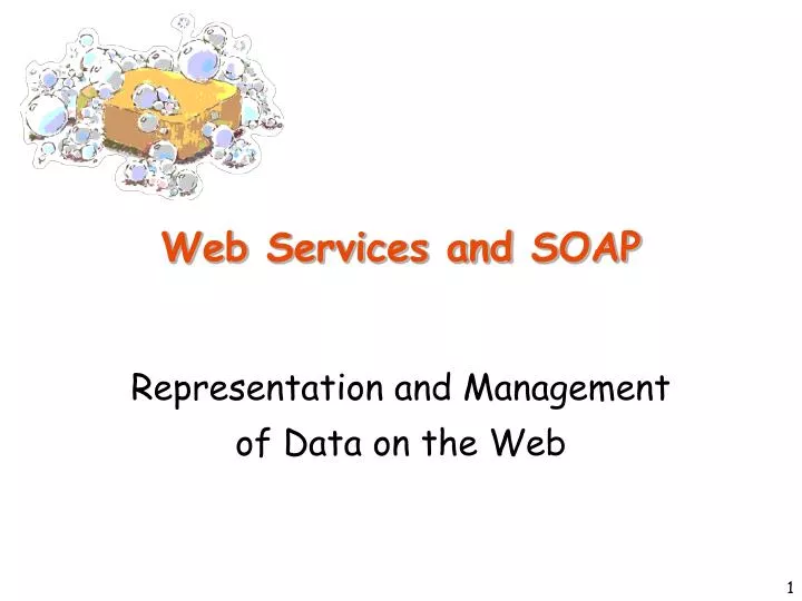 web services and soap