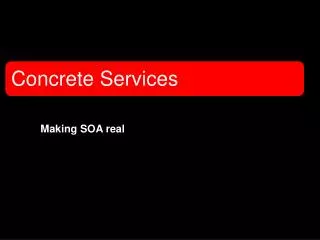 Concrete Services