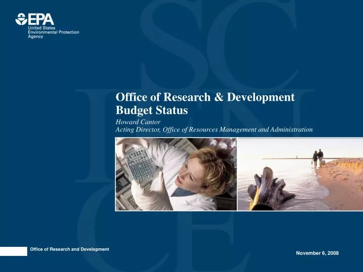 office of research development budget status