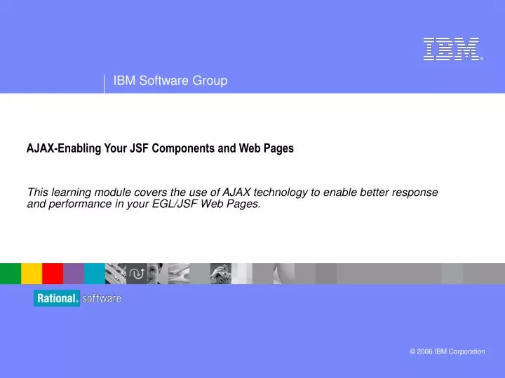 ajax enabling your jsf components and web pages