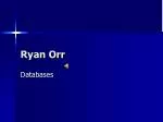 Ryan Orr - slide 1