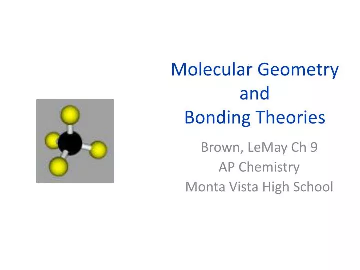molecular geometry and bonding theories