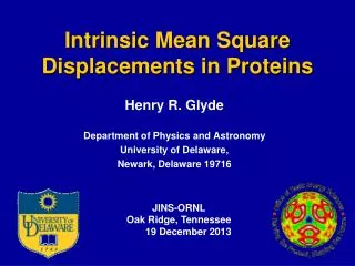 Intrinsic Mean Square Displacements in Proteins
