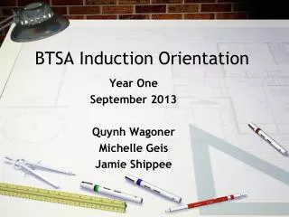 BTSA Induction Orientation