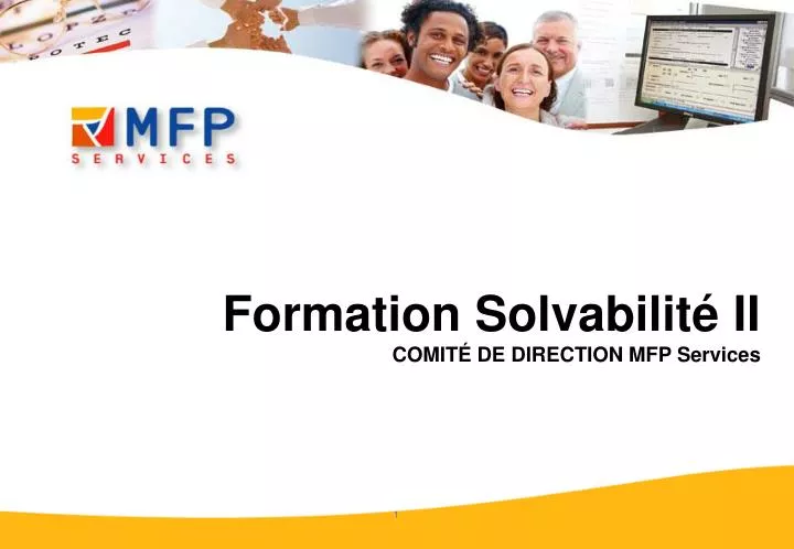 formation solvabilit ii comit de direction mfp services