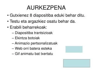 aurkezpena