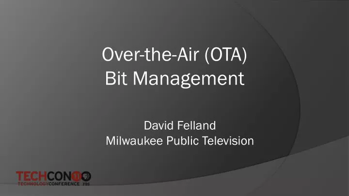 over the air ota bit management
