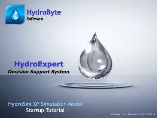 HydroExpert Decision Support System