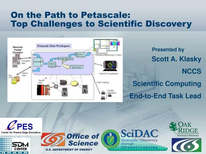 on the path to petascale top challenges to scientific discovery