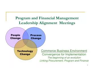 Program and Financial Management Leadership Alignment Meetings
