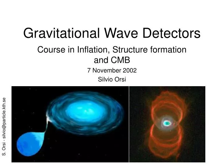 gravitational wave detectors