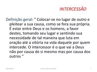 intercess o