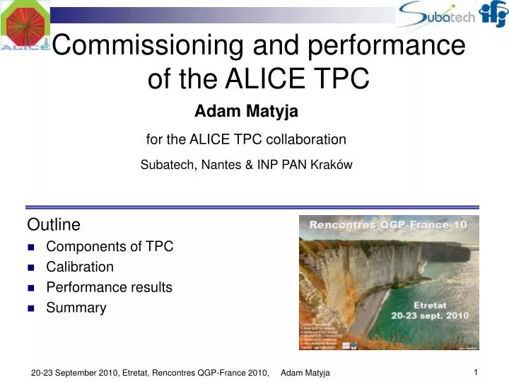 commissioning and performance of the alice tpc