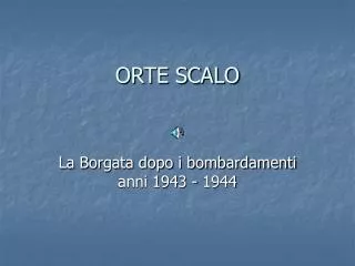 orte scalo