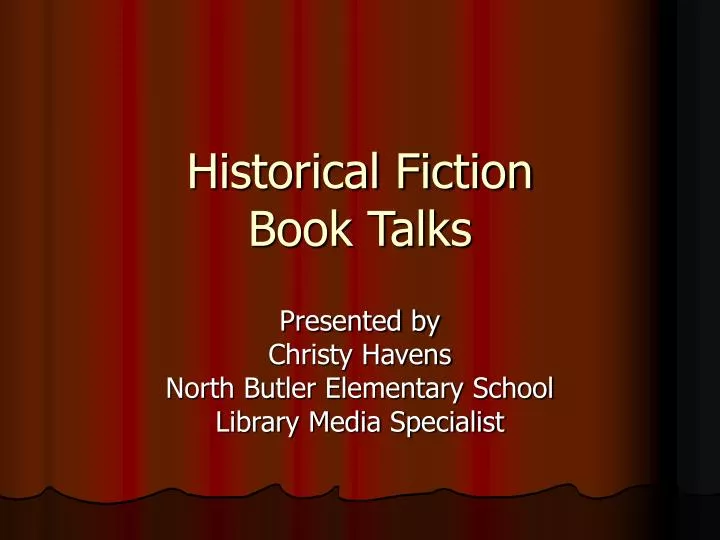 historical fiction book talks