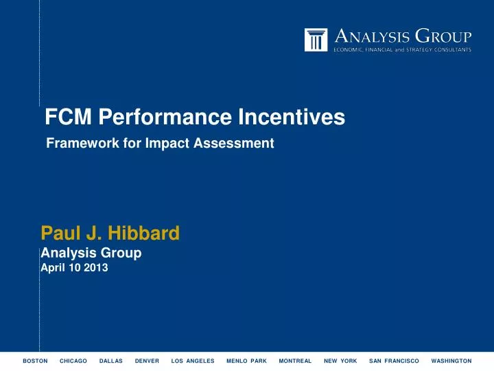 fcm performance incentives