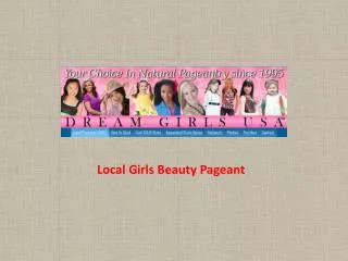 Local Girls Beauty Pageant