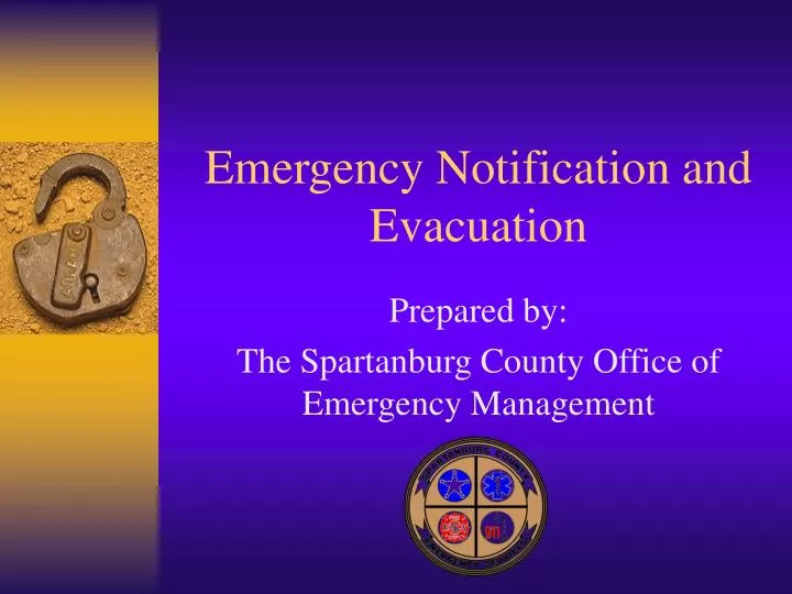 emergency notification and evacuation