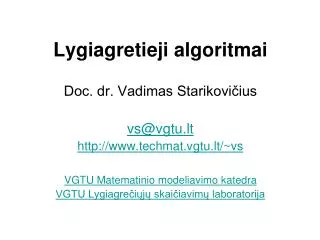lygiagretieji algoritmai
