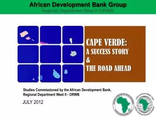 Studies Commissioned by the African Development Bank, Regional Department West II - ORWB