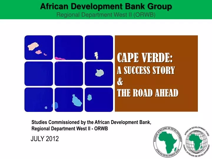 studies commissioned by the african development bank regional department west ii orwb
