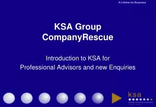KSA Group CompanyRescue