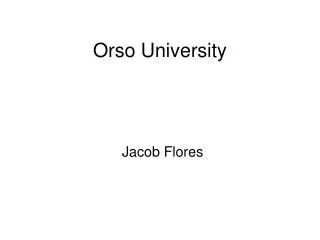 Orso University