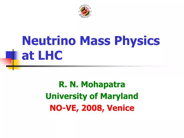 neutrino mass physics at lhc