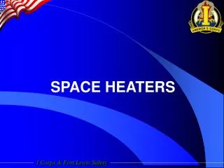 SPACE HEATERS