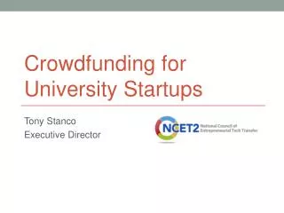 Crowdfunding for University Startups