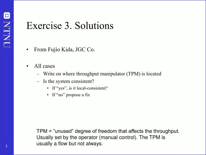exercise 3 solutions
