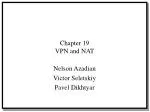 Chapter 19 VPN and NAT - slide 1