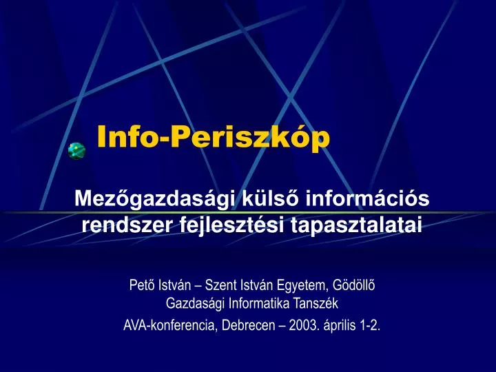 info periszk p