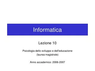 informatica