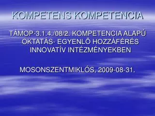 kompetens kompetencia