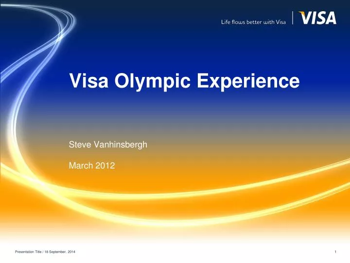 visa olympic experience