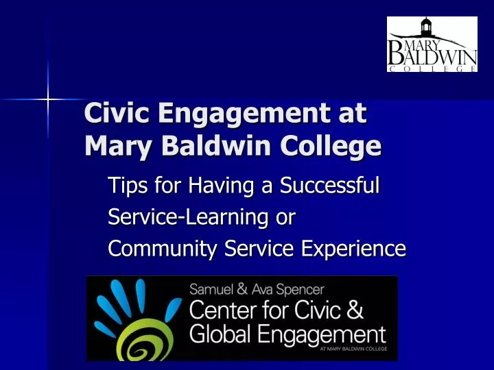 civic engagement at mary baldwin college