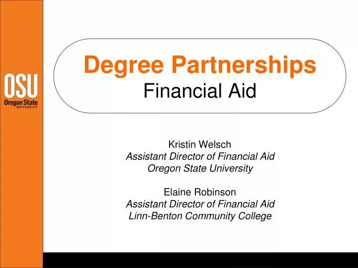 degree partnerships financial aid