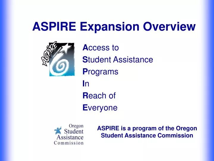 aspire expansion overview