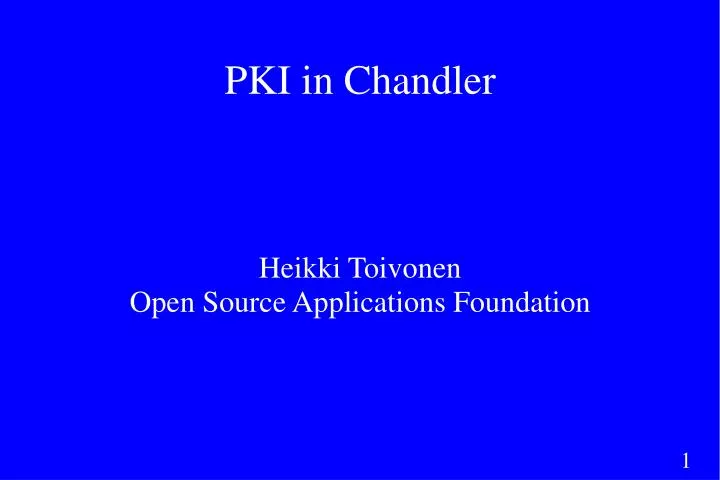 heikki toivonen open source applications foundation