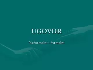 ugovor