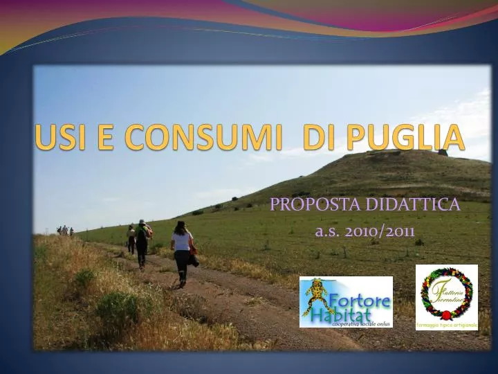 usi e consumi di puglia