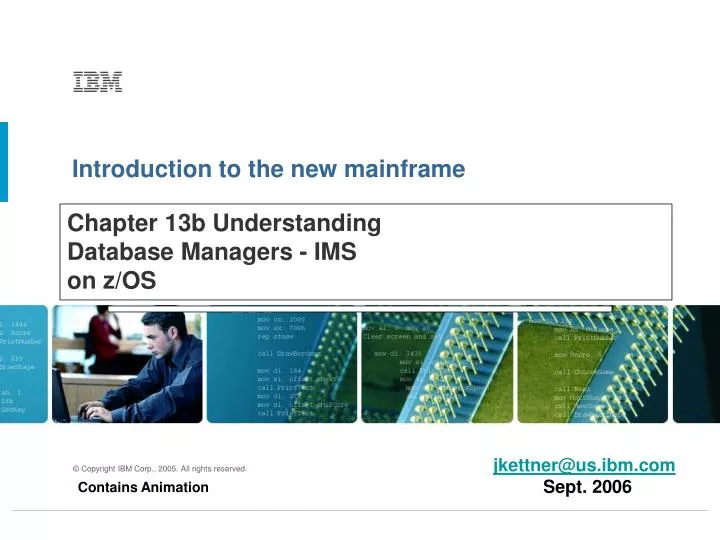 chapter 13b understanding database managers ims on z os