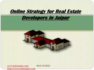 Online Strategy for Real Estate Developers in Jaipur