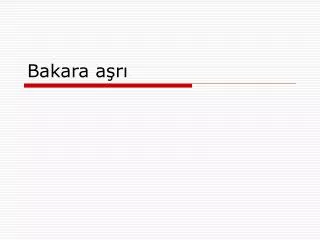 bakara a r