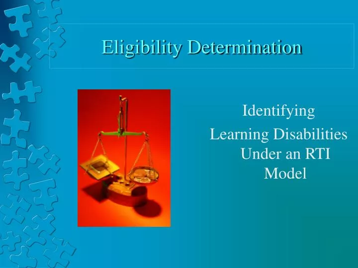 eligibility determination