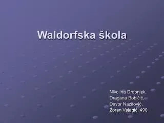 waldorfska kola