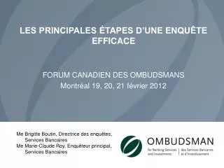 les principales tapes d une enqu te efficace