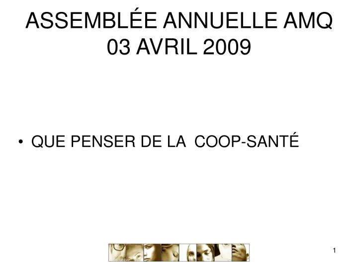 assembl e annuelle amq 03 avril 2009